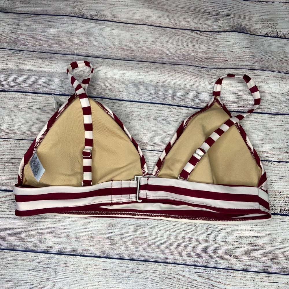 NWT Old Navy Striped Swim Bikini Top Size XL - Picture 4 of 4